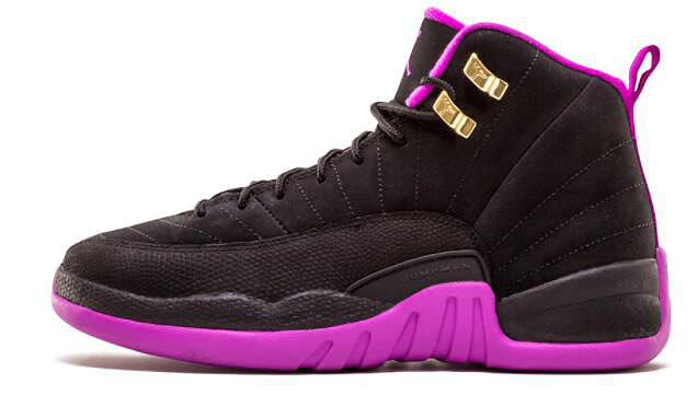 Air Jordan 12 Black Purple 510815-018 - 1