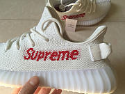 Adidas Yeezy Boost 350 V2 Big Hole White Red - 4