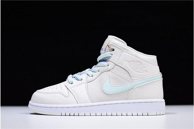 AIR JORDAN 1 MID GG MULTI COLOR SWOOSH 555112-035 - 1