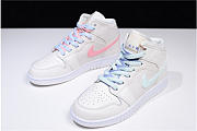 AIR JORDAN 1 MID GG MULTI COLOR SWOOSH 555112-035 - 4