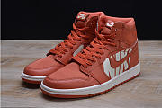 AIR JORDAN 1 Nike SWOOSH ORANGE 555088-800 - 1