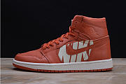 AIR JORDAN 1 Nike SWOOSH ORANGE 555088-800 - 3
