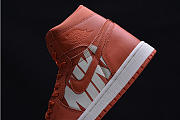 AIR JORDAN 1 Nike SWOOSH ORANGE 555088-800 - 4