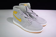 AIR JORDAN 1 RETRO FLYKNIT WOLF GREY 919704-025 - 5