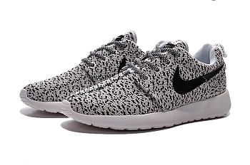 Nike Air Yeezy 350 Boost Flyknit Running Shoes Gray Black