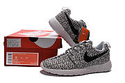 Nike Air Yeezy 350 Boost Flyknit Running Shoes Gray Black - 3