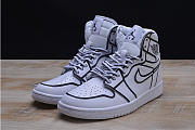 AIR JORDAN 1 COMIC 3D PENCIL WHITE HAND-PAINTED AA4724-110 - 1