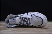 AIR JORDAN 1 COMIC 3D PENCIL WHITE HAND-PAINTED AA4724-110 - 4