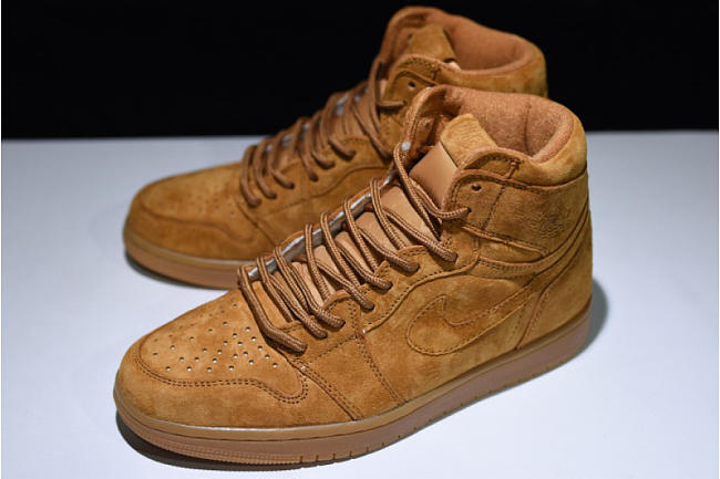 AIR JORDAN 1 RETRO HIGH OG GOLDEN HARVEST 555088-710 WHEAT - 1