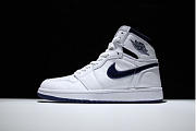 Air Jordan 1 Retro High OG White Navy 555088-106 - 6