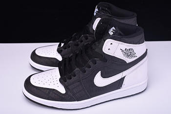 AIR JORDAN 1 RETRO HIGH RE2PECT WHITE BLACK 555088-008