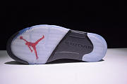 AIR JORDAN 5 RETRO BLACK METALLIC SILVER 136027-010 - 5