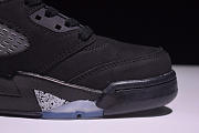 AIR JORDAN 5 RETRO BLACK METALLIC SILVER 136027-010 - 3