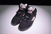 AIR JORDAN 5 RETRO BLACK METALLIC SILVER 136027-010 - 2