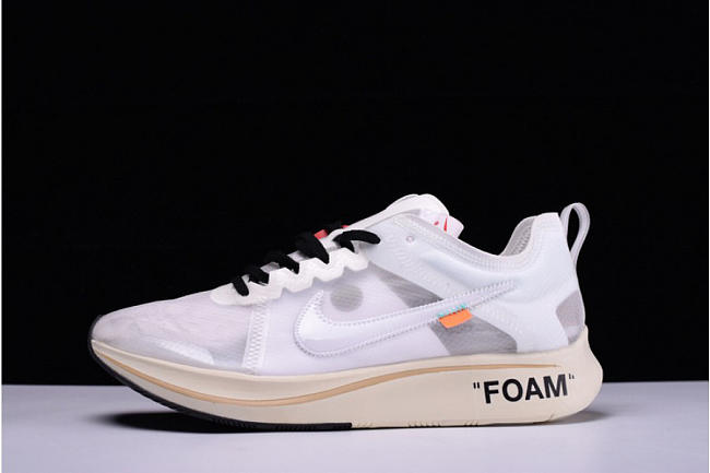 Nike The 10: OFF-WHITE x Nike Zoom Fly White AJ4588-100 - 1