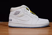 Air Jordan 1 Mid Concord White BQ6578-100 - 4