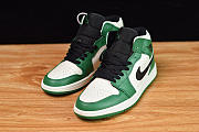 Air Jordan 1 Mid Pine Green/Sail-Black 852542-301 - 2