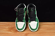Air Jordan 1 Mid Pine Green/Sail-Black 852542-301 - 3