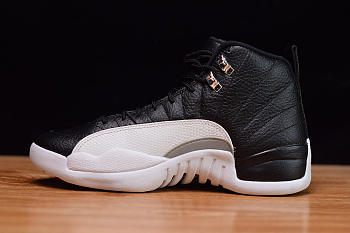 AIR JORDAN 12 RETRO BLACK VARSITY RED WHITE 130690 001