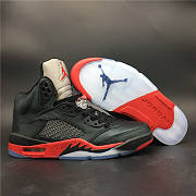Air Jordan 5 Satin Bred Black University Red - 2