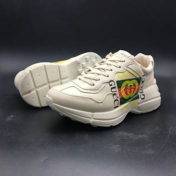 Gucci Rhyton Vintage Trainer Sneaker Apricot