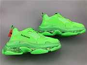 Balenciaga Triple S Neon Green Clear Sole 544351 W09OL 3801 - 6
