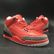 AIR JORDAN 3 RETRO OG RED BLACK WHITE 580775-601 - 2