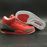 AIR JORDAN 3 RETRO OG RED BLACK WHITE 580775-601 - 3