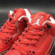 AIR JORDAN 3 RETRO OG RED BLACK WHITE 580775-601 - 5