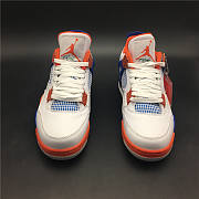 AIR JORDAN 4 WHITE/BRIGHT CRIMSON-ROYAL BLUE 308497-171 - 4