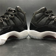 Air Jordan 11 “72-10” Black/Gym Red-White-Anthracite 378037-002 - 3
