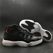 Air Jordan 11 “72-10” Black/Gym Red-White-Anthracite 378037-002 - 4