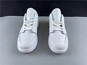 Air Jordan 1 Low White Neon (GS) CW7035-100 - 2