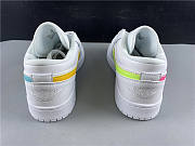 Air Jordan 1 Low White Neon (GS) CW7035-100 - 3