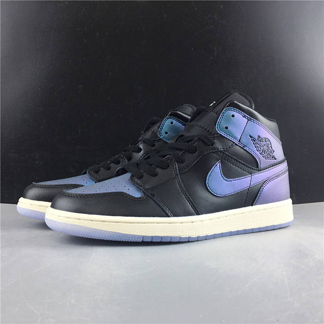 Air Jordan 1 Mid Iridescent Black (W) BQ6472009  - 1
