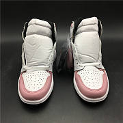 2019 Air Jordan 1 High OG GS White/Pink-Black 555088688 - 2