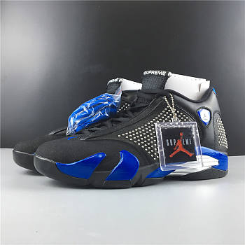 Air Jordan 14 Retro Supreme Black BV7630004