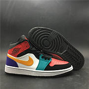 Air Jordan 1 Mid Bred Multi-Color 554724125 - 5