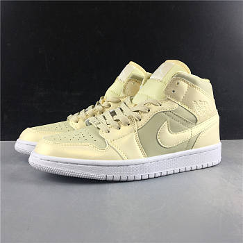 Air Jordan 1 Mid Goose Feather Yellow CK6587200