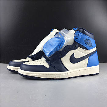 Air Jordan 1 Retro High Obsidian UNC 555088140