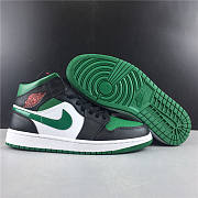 Air Jordan 1 Mid Green Toe 554724067  - 3