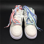 Air Jordan 1 Mid Multi-Color Swoosh Phantom (GS) - 555112-035 - 5