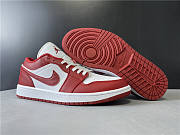 Air Jordan 1 Low Gym Red White 553558611 - 4