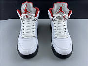 Jordan 5 Retro Fire Red Silver Tongue DA1911-102 - 3