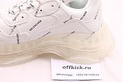 Balenciaga Triple S Clear Sole All White Logo  524039W09E12021 - 3