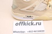 Air Jordan 4 “Sail”x Off-White CV9388-100 - 2