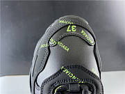 Balenciaga Triple S Allover Logo Black Green  536737W2FA11070 - 4