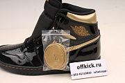 Air Jordan 1 Retro High Black Metallic Gold (2020) 555088-032 - 2