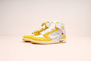 Air Jordan 1 x Off-White NRG White/Dark Powder Yellow-Cone AQ0818149 - 1
