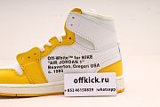 Off‑White x Air Jordan 1 Retro High OG 'Canary Yellow' AQ0818-149 - 2